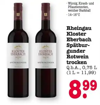 E-Center Kloster eberbach rheingau spätburgunder rotwein trocken Angebot