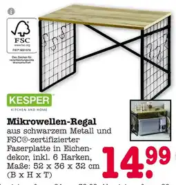 E-Center Kesper mikrowellen-regal Angebot