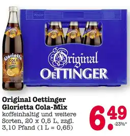 E-Center Original oettinger glorietta cola-mix Angebot