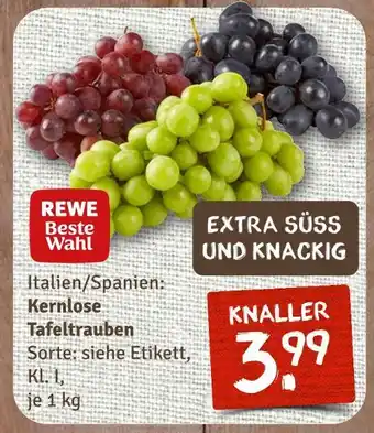 nahkauf Rewe beste wahl kernlose tafeltrauben Angebot