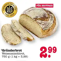 E-Center Gründerbrot Angebot