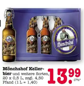 E-Center Mönchshof kellerbier Angebot