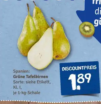 nahkauf Grüne tafelbirnen Angebot