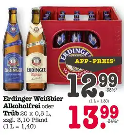 E-Center Erdinger weißbier alkoholfrei Angebot