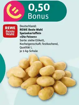 nahkauf Rewe beste wahl speisekartoffeln die feinen Angebot