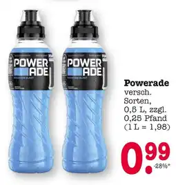 E-Center Powerade versch. sorten Angebot