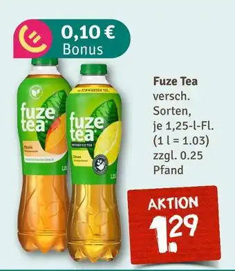 nahkauf Fuze tea fuze tea Angebot