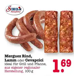 E-Center Scheck-in manufaktur merguez rind Angebot