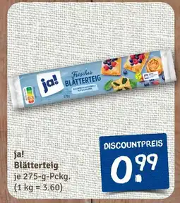 nahkauf Ja! blätterteig Angebot