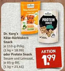 nahkauf Dr. karg's käse-kürbiskern snack Angebot