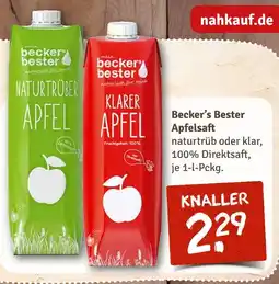 nahkauf Mein beckers bester naturtrüber apfel Angebot