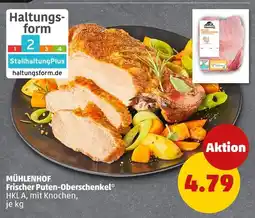 PENNY Mühlenhof frischer puten-oberschenkel Angebot