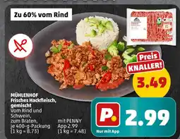 PENNY Mühlenhof frisches hackfleisch, gemischt Angebot