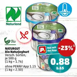 PENNY Naturgut bio naturjoghurt Angebot