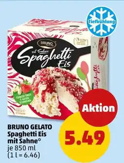 PENNY Bruno gelato spaghetti eis mit sahne Angebot