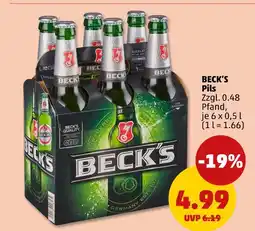 PENNY Beck's pils Angebot