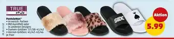 PENNY True style pantoletten mit kunstfell Angebot