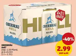 PENNY Oberbräu hell Angebot