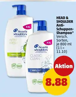 PENNY Head & shoulder anti-schuppen- shampoo Angebot