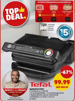 PENNY Tefal optigrill gc7058 Angebot