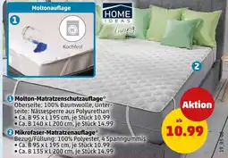 PENNY Home ideas living molton-matratzenschutzauflage Angebot