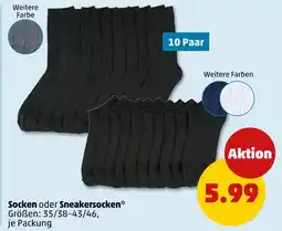 PENNY Socken oder sneakersocken Angebot