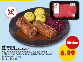 PENNY Mühlenhof frische rinder-rouladen Angebot