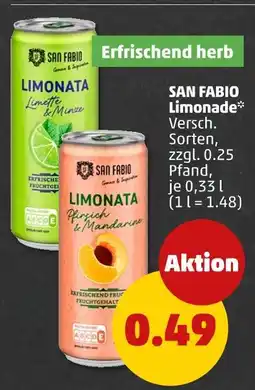 PENNY San fabio limonata limette & minze Angebot