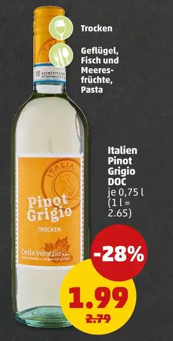 PENNY Pinot grigio doc Angebot