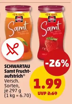 PENNY Schwartau samt fruchtaufstrich Angebot