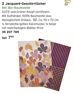 Tchibo 2 jacquard-geschirrtücher Angebot