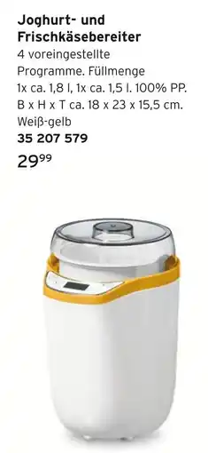 Tchibo Joghurt- und frischkäsebereiter Angebot