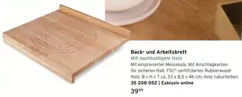 Tchibo Back- und arbeitsbrett Angebot