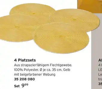 Tchibo 4 platzsets Angebot