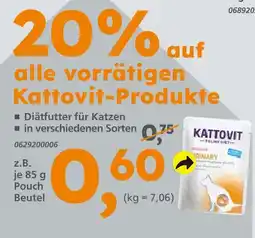 Globus Baumarkt Kattovit diätfutter für katzen Angebot