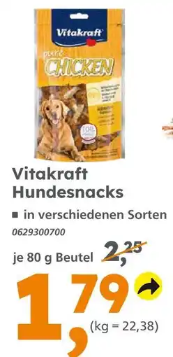 Globus Baumarkt Vitakraft hundesnacks Angebot