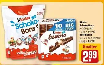 REWE Kinder schoko-bons Angebot