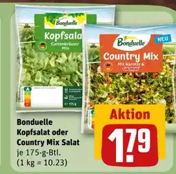 REWE Bonduelle kopfsalat Angebot