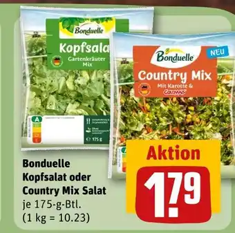 REWE Bonduelle kopfsalat Angebot