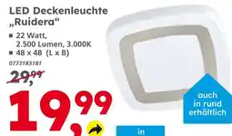 Globus Baumarkt Led deckenleuchte ruidera Angebot