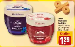 REWE Zentis frühstücks-konfitüre heidelbeere Angebot