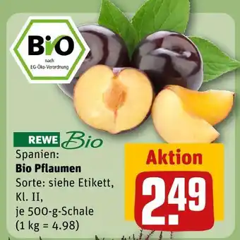REWE Rewe bio bio pflaumen Angebot