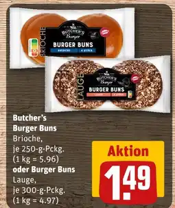 REWE Butcher’s burger buns brioche Angebot