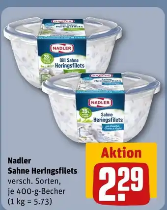 REWE Nadler dill sahne heringsfilets Angebot