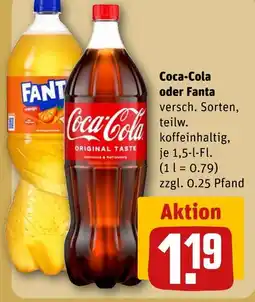 REWE Coca-cola coca-cola Angebot