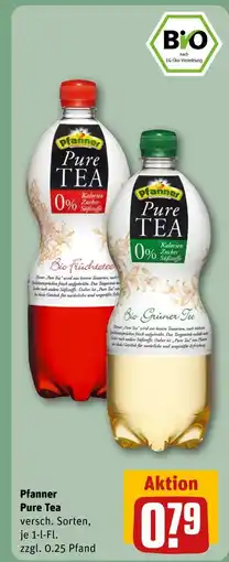 REWE Pfanner pure tea bio früchtetee Angebot