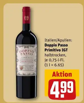 REWE Doppio passo primitivo igt halbtrocken Angebot