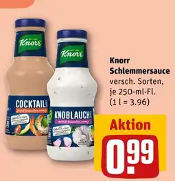 REWE Knorr schlemmersauce cocktail Angebot