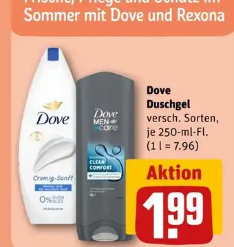 REWE Dove duschgel cremig-sanft Angebot