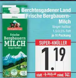 Edeka Berchtesgadener land frische bergbauern-milch Angebot